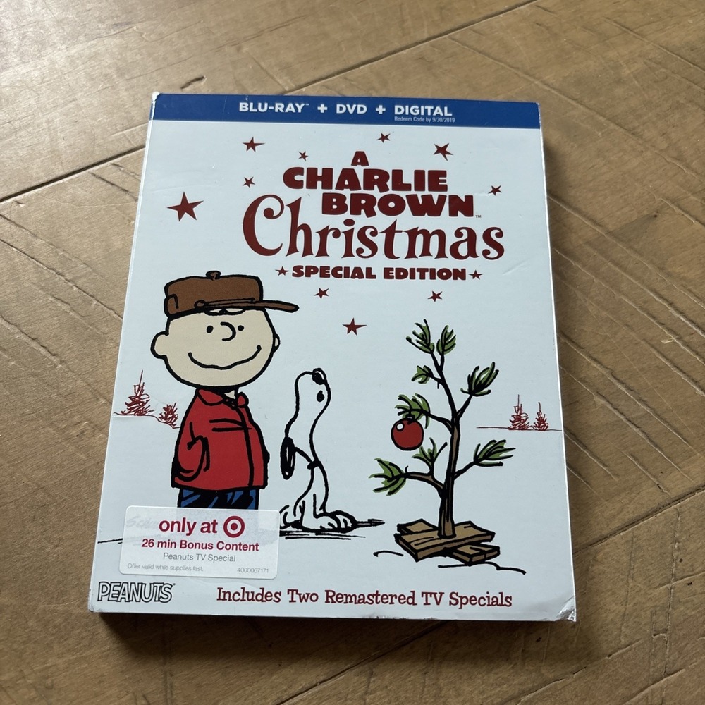 A Charlie Brown Christmas: Special Edition Blu Ray DVD w Slip Cover NEW